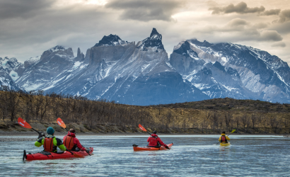 Kayaking Among Icebergs and Glaciers