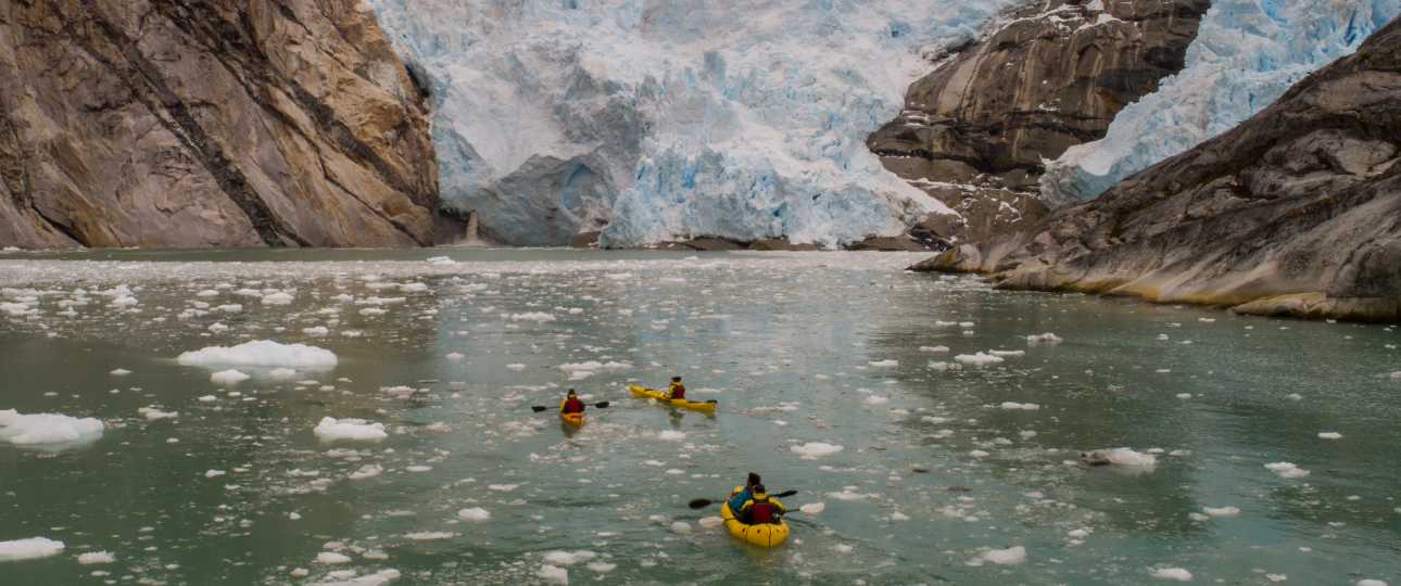 Aventuras en kayak por la Patagonia