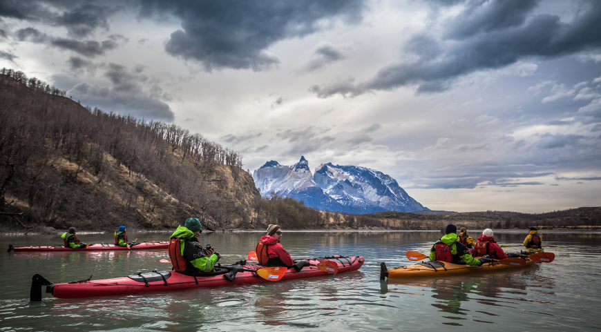 Day 1 - Full day sea kayaking on Lake Grey and River Grey