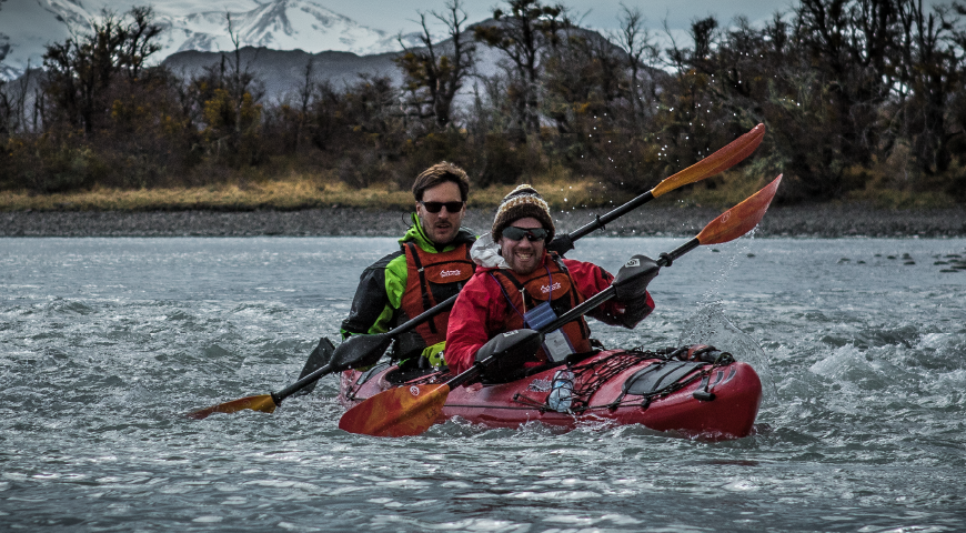 Day 1 - Full day sea kayaking on Lake Grey and River Grey