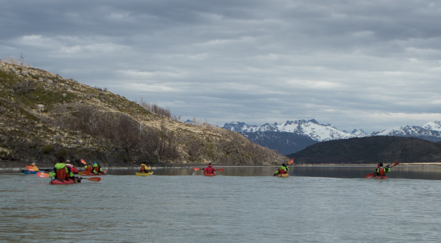 Day 1 - Full day sea kayaking on Lake Grey and River Grey