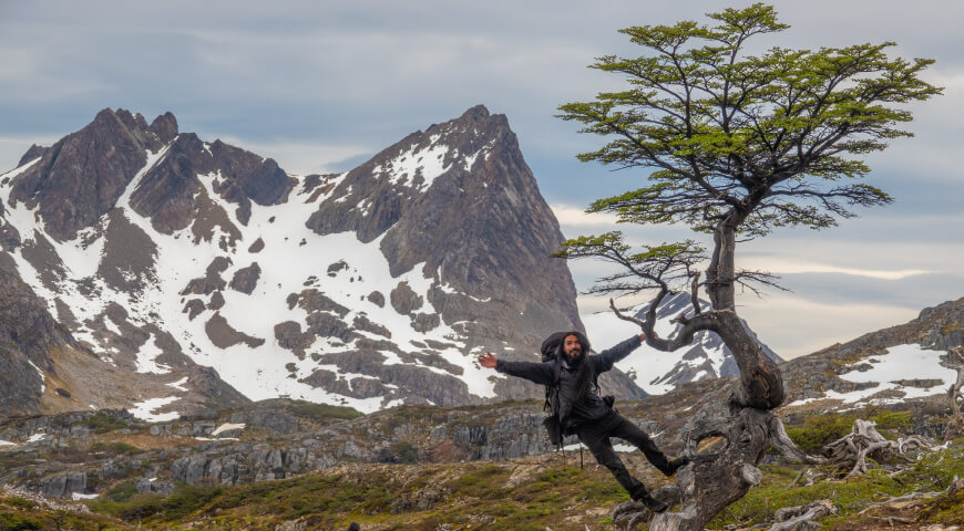 Mochileando por el trekking más austral del mundo