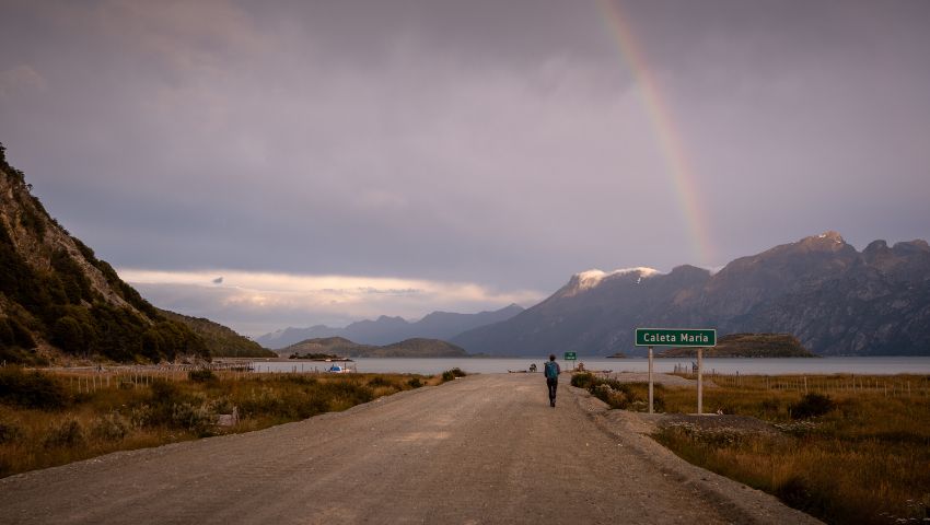 Day 4 - Sailing through the fjords of the Darwin Range