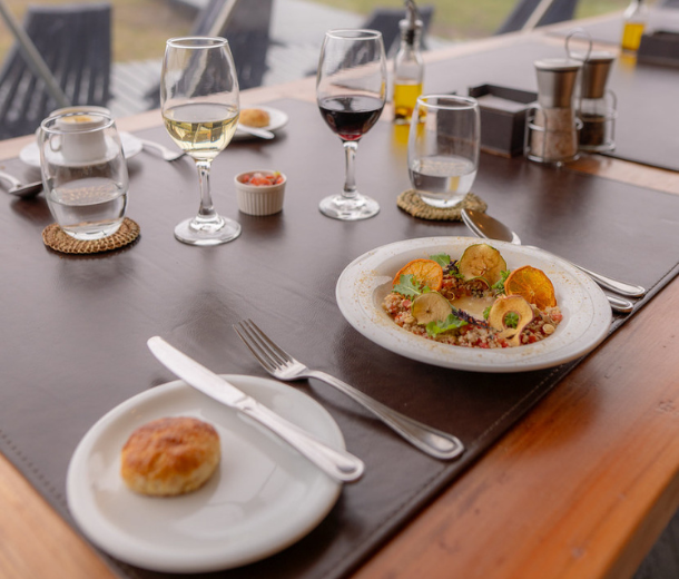 Everyone was friendly, the tent was cozy and comfortable, and the food was stellar